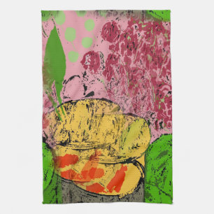 Abstract Fish, Homage to Matisse Kitchen Towel