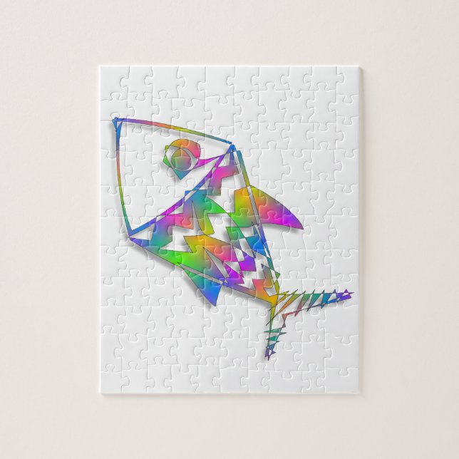 Abstract Fish Jigsaw Puzzle (Vertical)