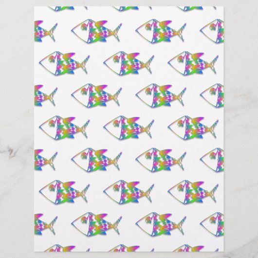 Abstract Fish Pattern (Front)
