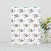 Abstract Fish Pattern (Standing Front)