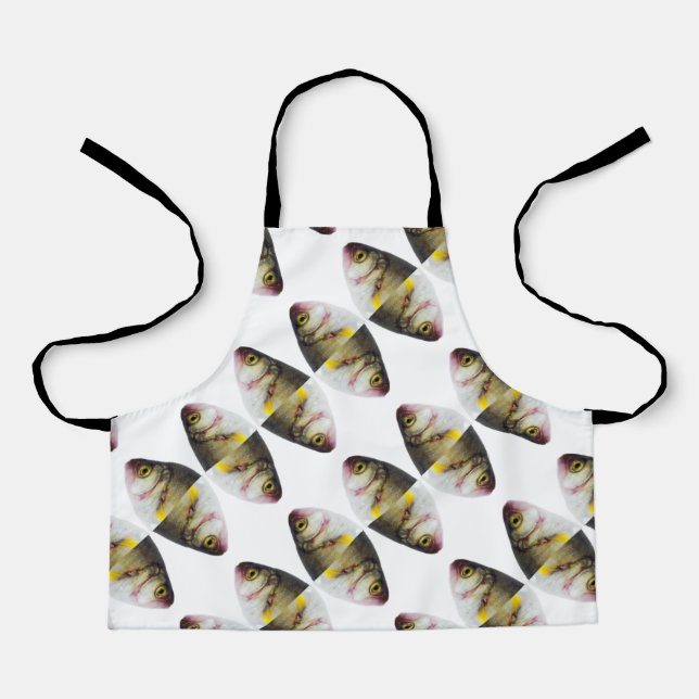 Abstract fish pattern apron (Front)