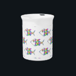 Abstract Fish Pattern Pitcher<br><div class="desc">Pitcher</div>