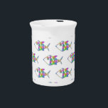 Abstract Fish Pattern Pitcher<br><div class="desc">Pitcher</div>