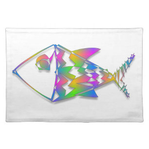 Abstract Fish Placemat