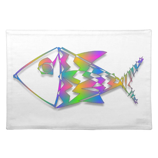 Abstract Fish Placemat (Front)