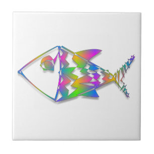 Abstract Fish Tile