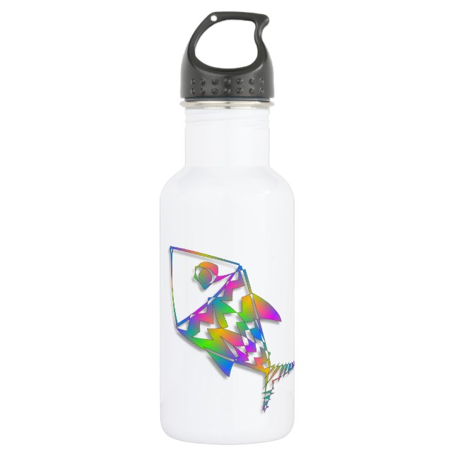 Abstract Fish Water Bottle (Front)