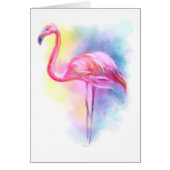 Abstract flamingo pink illustration (Front)