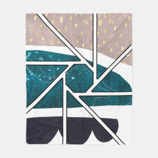 Abstract  fleece blanket