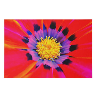 abstract flora faux canvas print