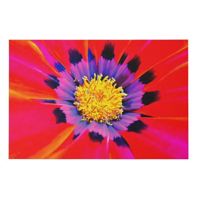 abstract flora   faux canvas print (Front)