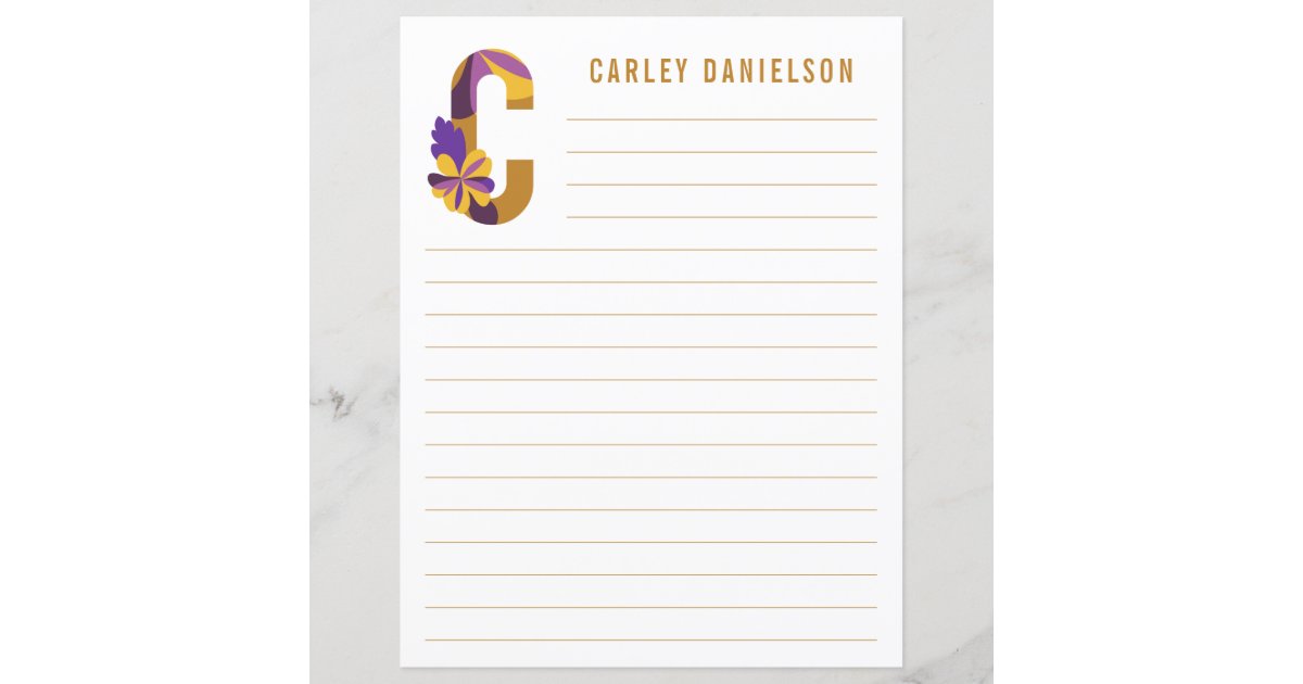 abstract-floral-alphabet-lined-paper-zazzle