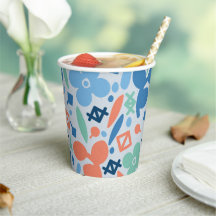  Abstract Floral and Geometric Colorful Pattern