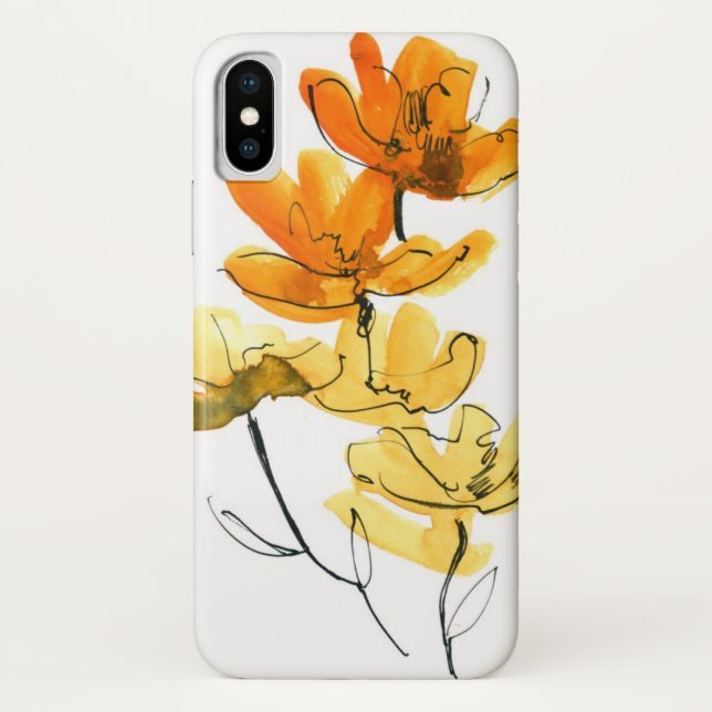 Abstract floral background Case-Mate iPhone case (Back)
