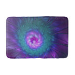 Abstract Floral Beauty Colorful Fractal Art Flower Bath Mat at Zazzle