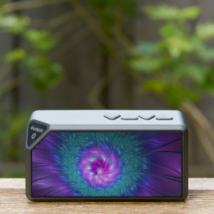 Abstract Floral Beauty Colorful Fractal Art Flower Bluetooth Speaker
