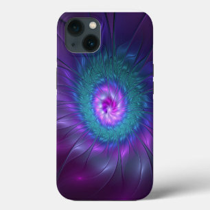 Abstract Floral Beauty Colorful Fractal Art Flower iPhone 13 Case
