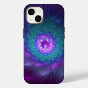 Abstract Floral Beauty Colorful Fractal Art Flower Case-Mate iPhone 14 Case