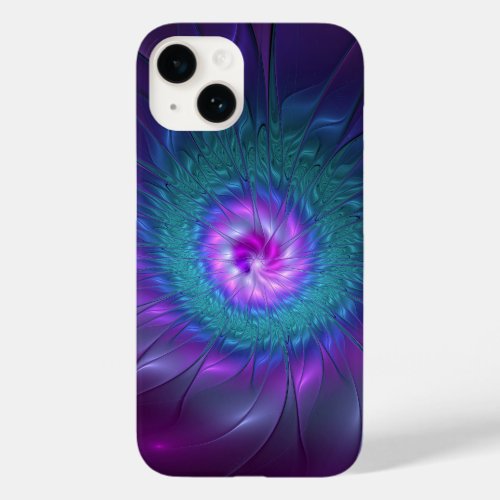 Abstract Floral Beauty Colorful Fractal Art Flower Case_Mate iPhone 14 Case