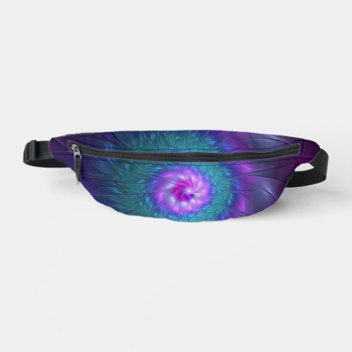 Abstract Floral Beauty Colorful Fractal Art Flower Fanny Pack