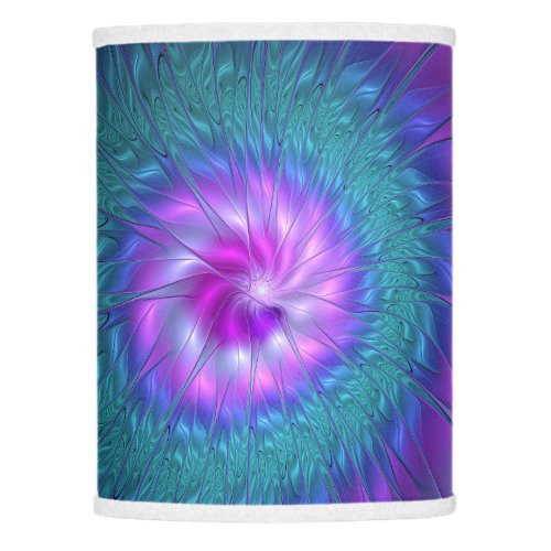 Abstract Floral Beauty Colorful Fractal Art Flower Lamp Shade