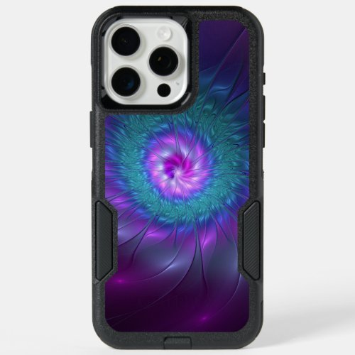 Abstract Floral Beauty Colorful Fractal Art Flower iPhone 15 Pro Max Case