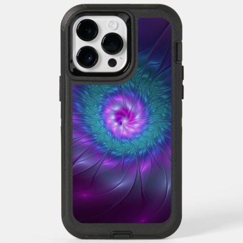 Abstract Floral Beauty Colorful Fractal Art Flower OtterBox iPhone 14 Pro Max Case