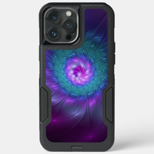 Abstract Floral Beauty Colorful Fractal Art Flower iPhone 13 Pro Max Case