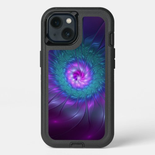 Abstract Floral Beauty Colorful Fractal Art Flower iPhone 13 Case
