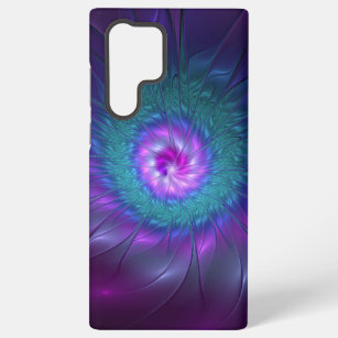 Abstract Floral Beauty Colorful Fractal Art Flower Samsung Galaxy S22 Ultra Case