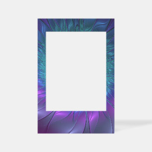 Abstract Floral Beauty Colorful Fractal Art Flower Selfie Frame