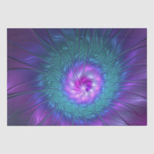Abstract Floral Beauty Colorful Fractal Art Flower Tissue Paper