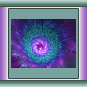 Abstract Floral Beauty Colorful Fractal Art Flower Tissue Paper by GabiwArt at Zazzle