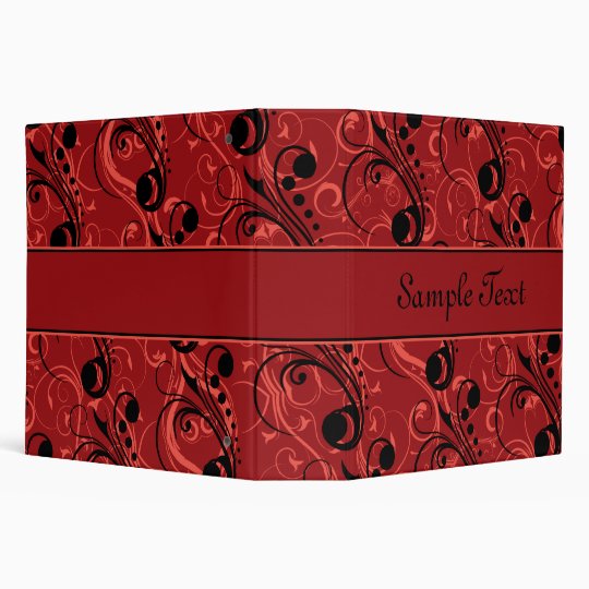 Abstract Floral Binder