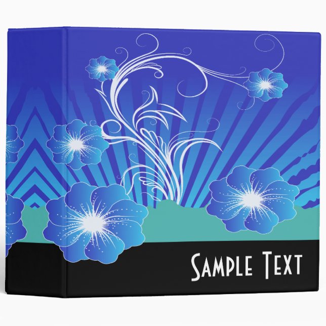 Abstract Floral Binder (Front/Spine)