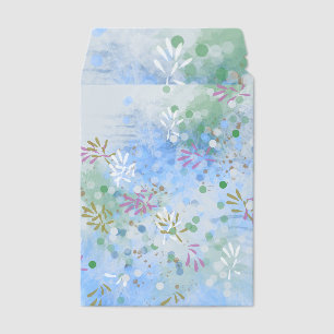 Abstract Floral Botanical Shipping Envelope Mailer
