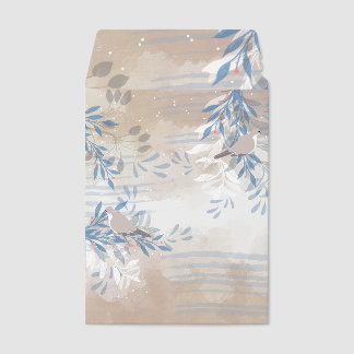 Abstract Floral Botanical Shipping Envelope Mailer