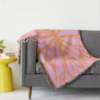 Pastel sales pink throw
