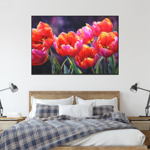 Abstract Floral Canvas Prints – Stylish Flower Wal