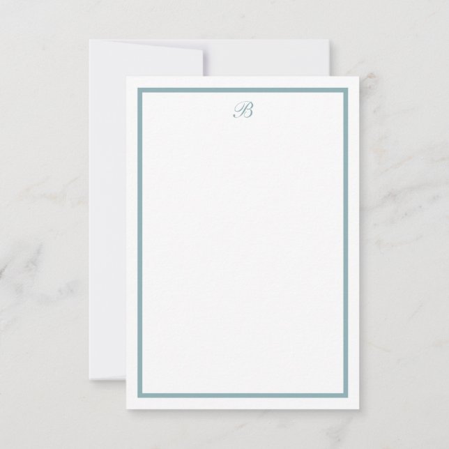 Abstract Floral Card (Back)