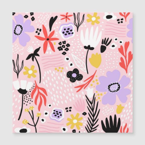 Abstract Floral Creative Vintage Design