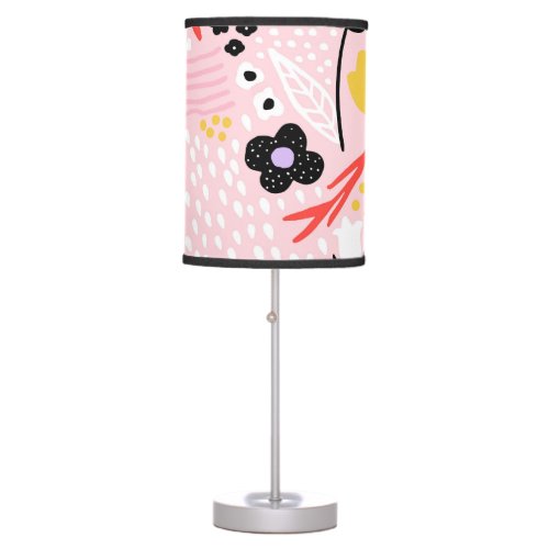 Abstract Floral Creative Vintage Design Table Lamp