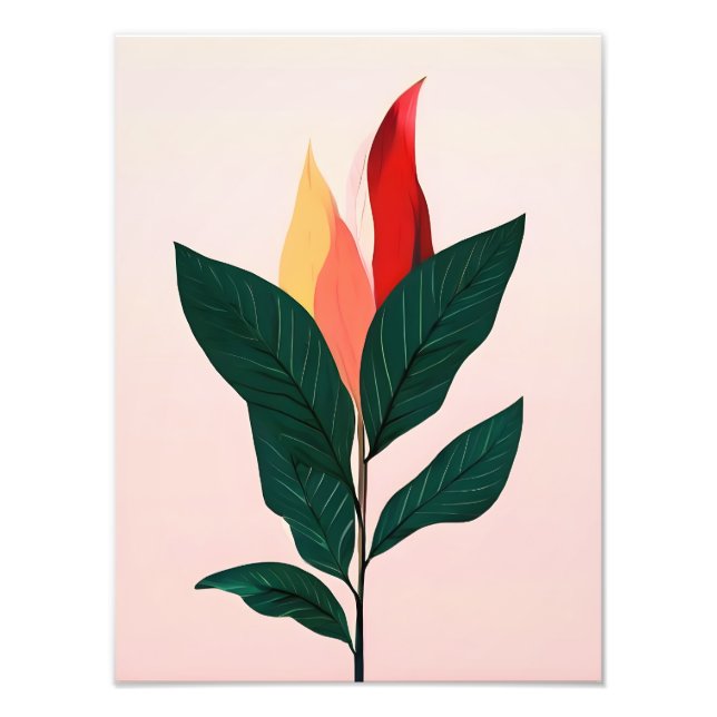 Abstract Floral Dream Photo Print (Front)