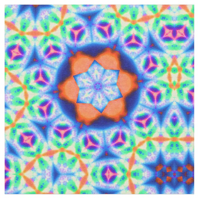 Abstract Floral Fabric (Close Up)