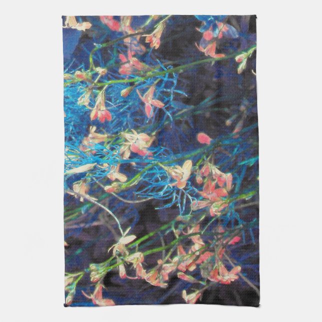 Abstract Floral Fantasy Towel (Vertical)