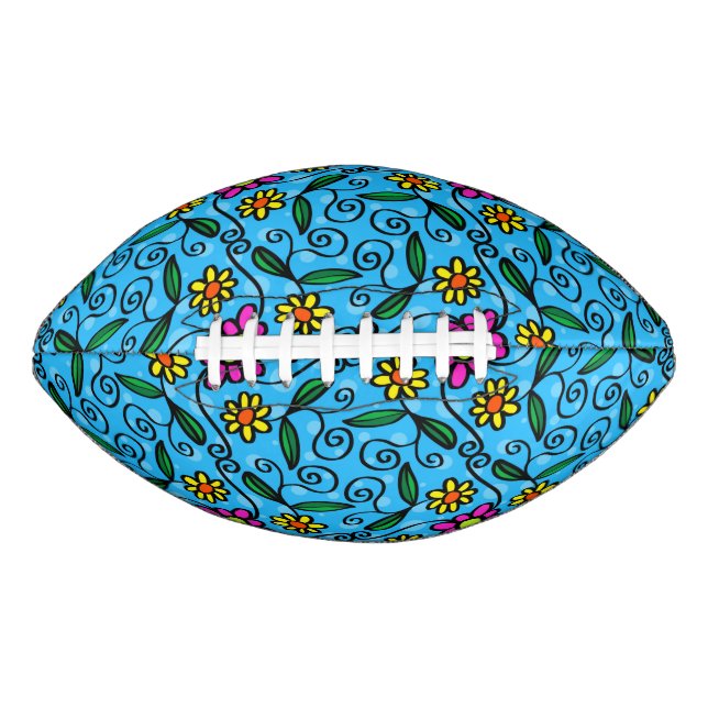 Abstract Floral Football (Front)