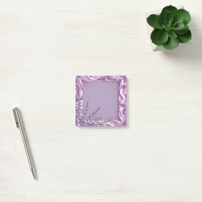Abstract Floral Frame Post-it Notes (Office)