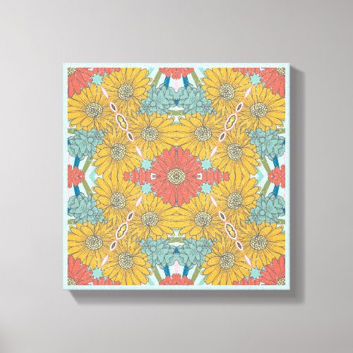 Abstract Floral Freedom Home Decor Wall Art