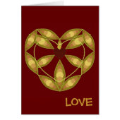 Abstract Floral Heart (Front)