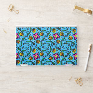 Abstract Floral HP Laptop Skin